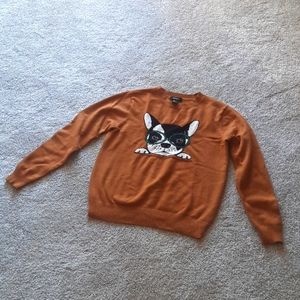 Frenchie in Glasses Sweater